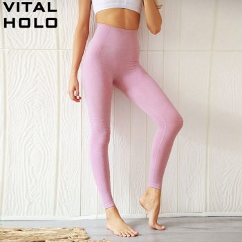Sexy Seamless Yoga Leggings Sport Women Fitness Yoga Pants High Elastic Workout Compression Tights Running Pants Sports Clothing