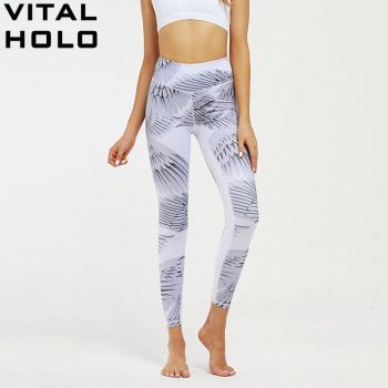 Gym Yoga Sport Leggings Fitness Women Sport Yoga Pants High Waist Wing Print Sport Tights Workout Running Pants Sports Clothing