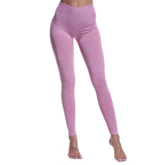 Solid Yoga Pants High Waist Leggins Sport Women Fitness Yoga Leggings Seamless Elastic Sport Tights Running Pants Sport Clothing