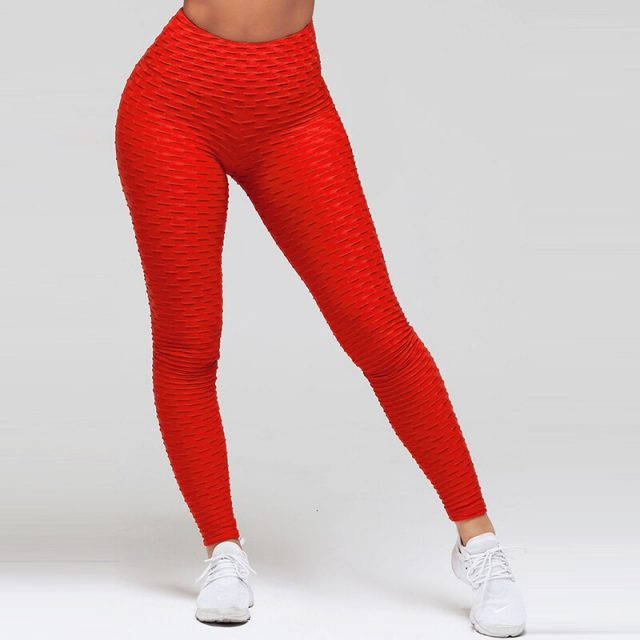Yoga Leggings Women Fitness Solid High Waist Sport Leggings Women Push Up Yoga Pants Women Running Tights Sport Pants Sportswear