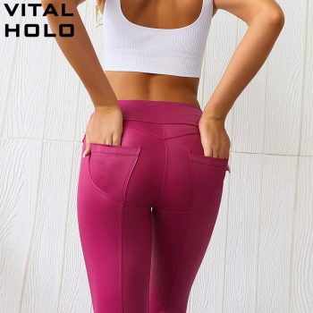 Gym Leggings Sport Women Fitness Yoga Leggings High Waist Yoga Pants With Pockets Sport Leggings Workout Sport Tights Sportswear