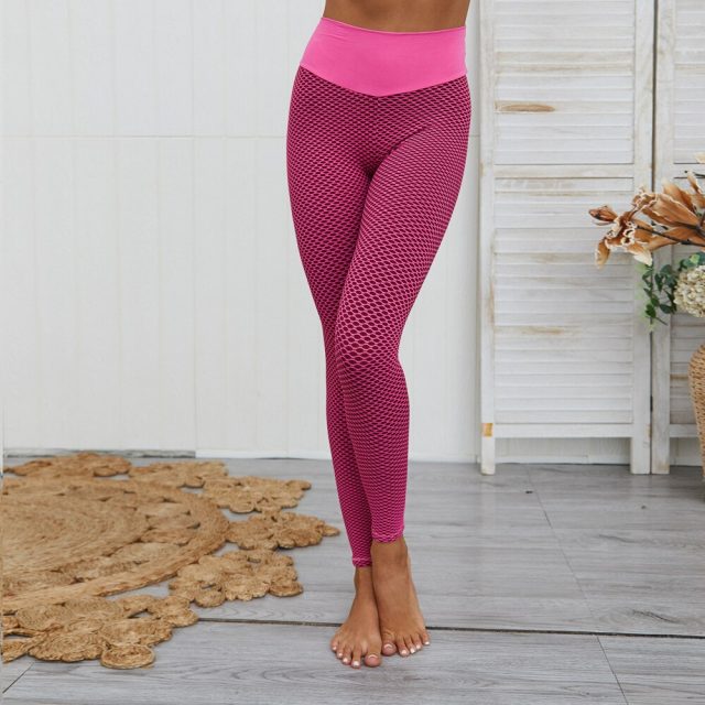 Gym Yoga Pants High Waist Seamless Leggings Fitness Women Sport Leggings Gym Yoga Leggings Knitting Sport Pants Women Sportswear