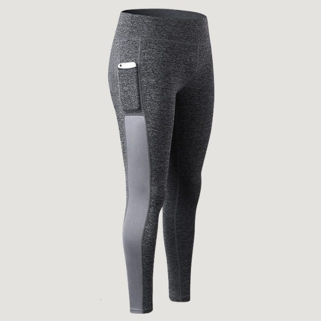 Pocket Sport Yoga Pants Plus Size High Waist Yoga Sport Leggings Fitness Women Gym Workout Training Running Pants Sport Clothing