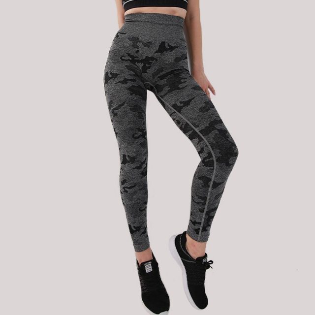 Camo Seamless Leggings Women Fitness Sport Leggings Gym Yoga Pants High Waist Vital Seamless Leggings Sports Wear For Women Gym