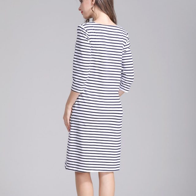 Emotion Moms Cotton Striped Pregnancy Nursing Dress for pregnant Woman Maternity Dress Breastfeeding Dress Summer Spring Skirt