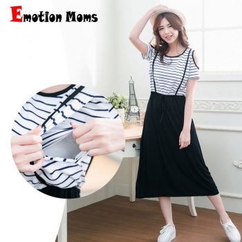 Emotion Moms maternity clothes Summer Maternity Dresses Nursing clothing pregnant dress breastfeeding Dresses For Pregnant Women