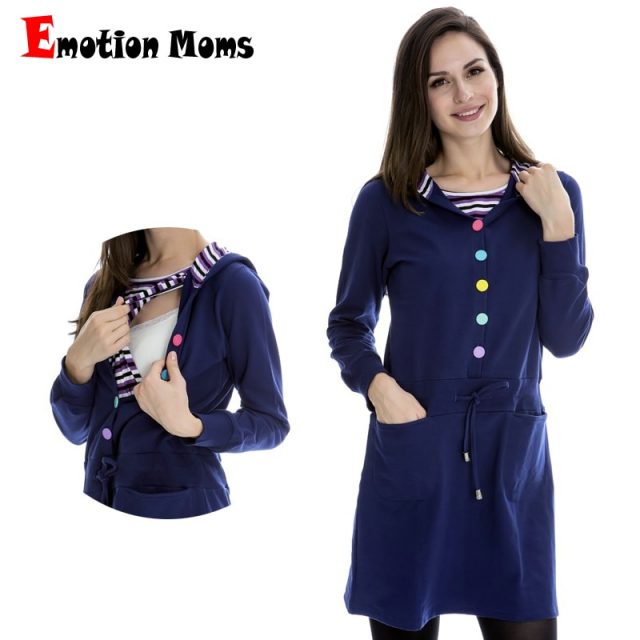 Emotion Moms Maternity Clothes Breastfeeding pregnancy dress Nursing Clothes pregnant dress Women Maternity Wear CLEARANCE PRICE