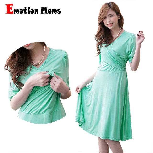 Emotion Moms summer Breastfeeding Clothes nursing maternity clothes for Pregnant Women Fashion maternity Dresses pregnancy dress