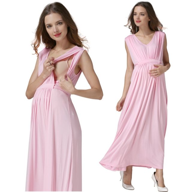 Emotion Moms Maternity Clothes pregnant Nursing Dress pregnancy clothes for Pregnant Women Long Maternity Dresses Europe size