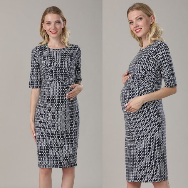 Emotion Moms New Party Maternity Dresses Breastfeeding Clothes Cotton Maternity Clothing for Pregnant Women Summer Nursing Dress