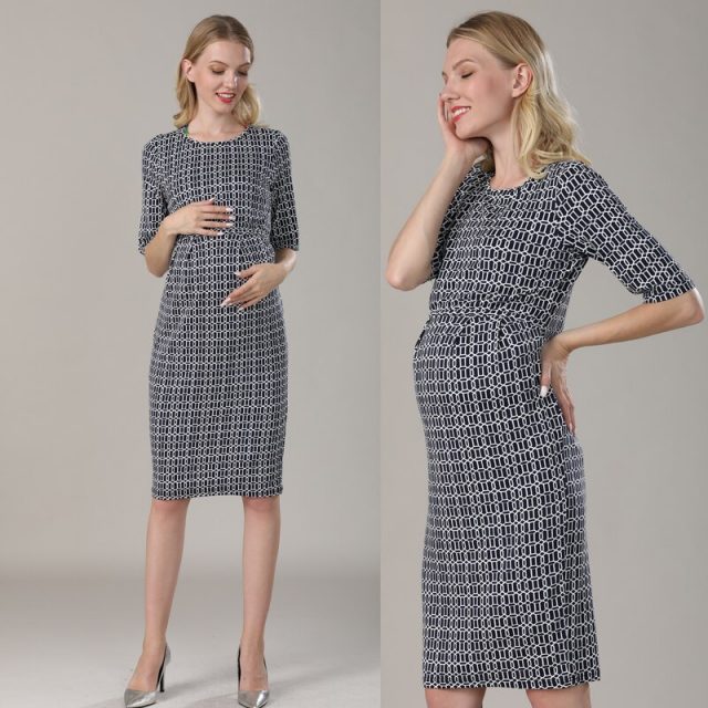 Emotion Moms New Party Maternity Dresses Breastfeeding Clothes Cotton Maternity Clothing for Pregnant Women Summer Nursing Dress