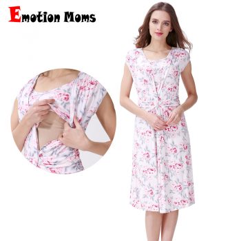 Emotion Moms Floral maternity clothes maternity dresses pregnancy clothes for Pregnant Women nursing dress Breastfeeding Dresses