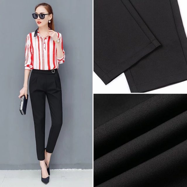 MISSMEOW  harem pants summer women’s pants women high waist  women pants casual office Trousers Slim Stretch women’s trousers