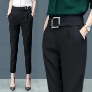 MISSMEOW  harem pants summer women's pants women high waist  women pants casual office Trousers Slim Stretch women's trousers