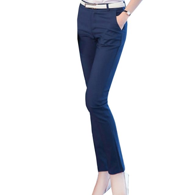 Women Pencil Pants 2019 Autumn High Waist Ladies Office Trousers Casual Female Slim Bodycon Pants Elastic Pantalones Mujer