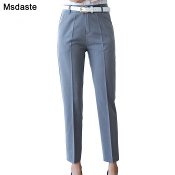 Office Lady Pencil Pants Women Autumn Spring Summer Casual Pantalon Femme Korean Style Slim Straight Leg Pant Womens Trousers