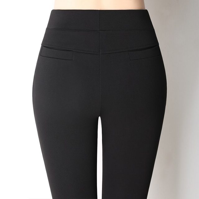 2019 Summer Harem Pants Elastic High Waisted Calf-length Women Casual Thin Pants Pantalones Mujer Big Plus Size S~4XL 5XL 6XL