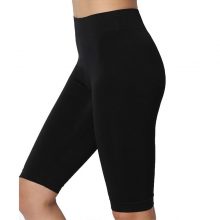 skinny lycra black cycling women shorts workout slimming  running jogger girl dancing wear plus size  M30181