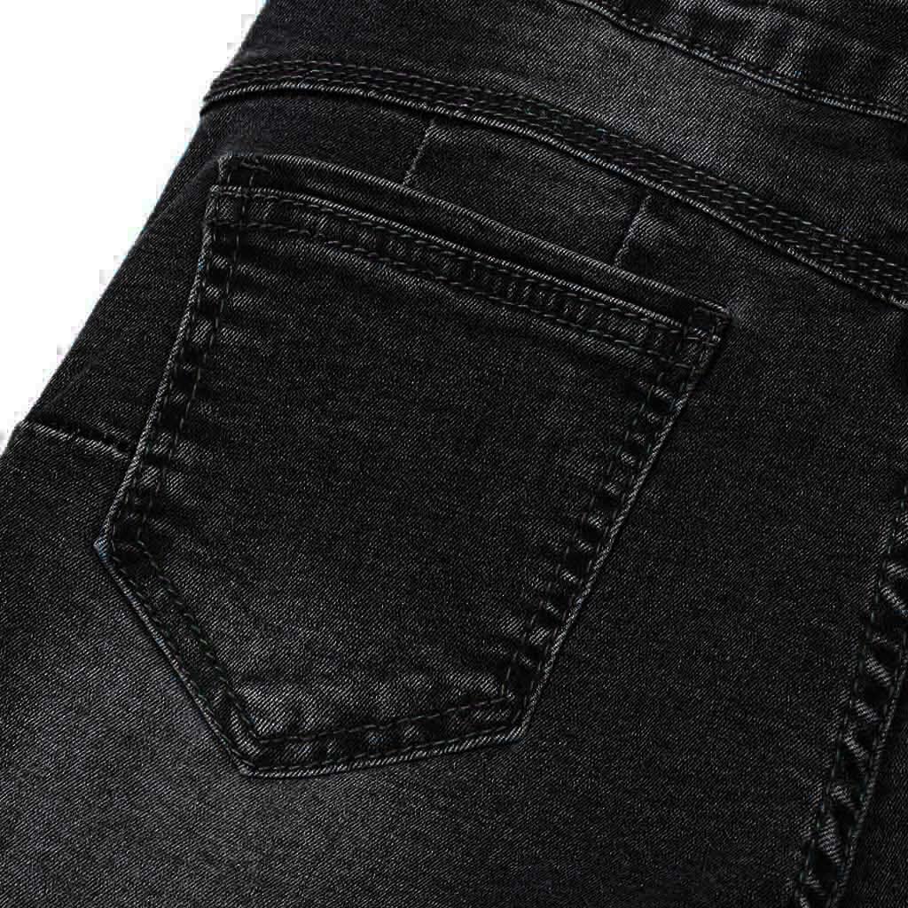 New Summer ladies hole denim shorts women's low waist washed holes short paragraph mini jeans jeans shorts spodenki damskie 40*