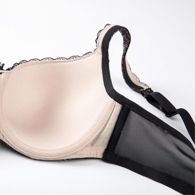 Women’s Smooth Full coverage Lightly Padded Underwire Lace Balconette Bra Plus size