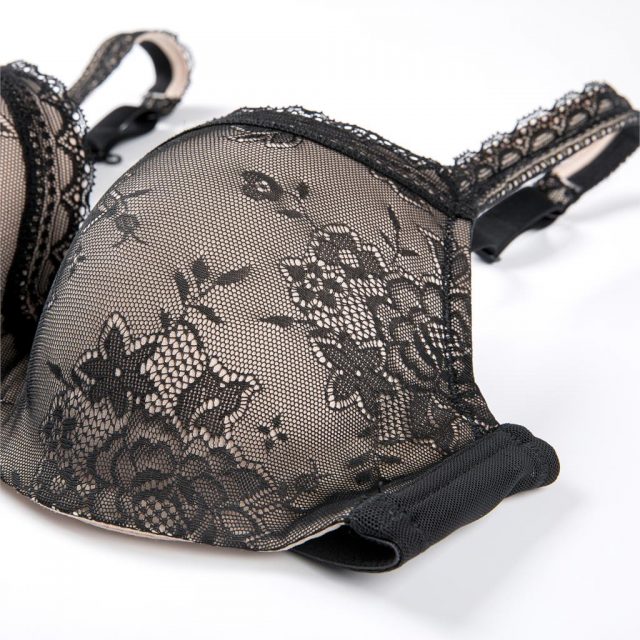 Women’s Smooth Full coverage Lightly Padded Underwire Lace Balconette Bra Plus size