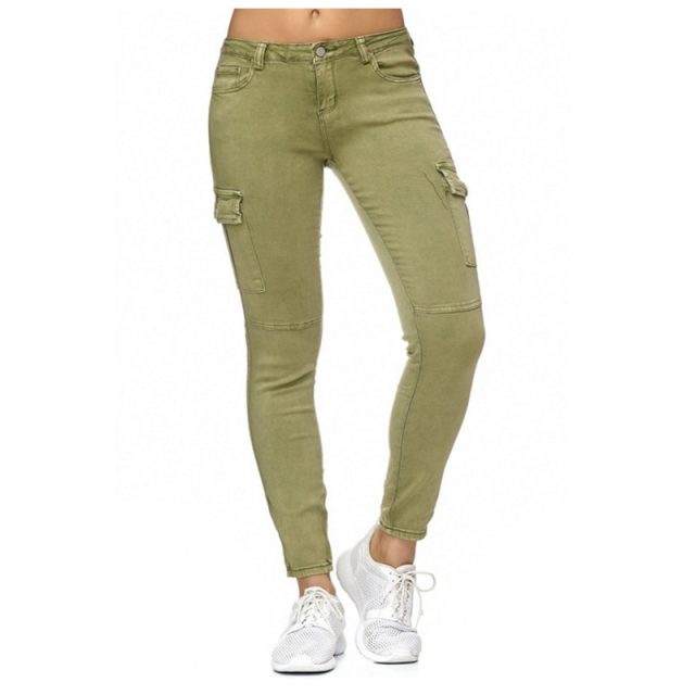 Lugentolo Jeans Woman Spring and Autumn New Solid Side Stand  Skinny Pencil Pants 7 Color Plus Size 3XL