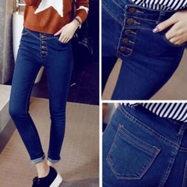 2019 New Fashion High Waist Skinny jeans Women Pencil Pants Cotton Slim Elastic Womens Long Casual Jeans for women jeans Q201