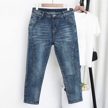 Spring Autumn High Waist Boyfriend Jeans For Women Trousers Denim Harem Pants Jeans Woman Plus Size Pantalones Mujer Vaqueros