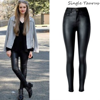 High Waist PU Imitation Leather Jeans Women Fashion Black Elasticity Skinny Jeans Femme Push Up Slim Vaqueros Mujer Pencil Pants