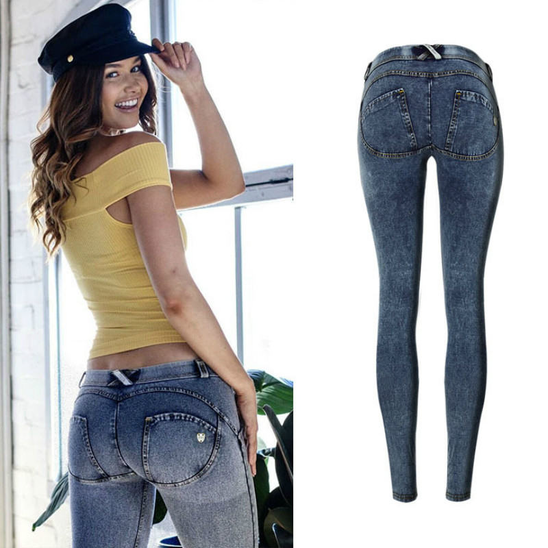 Low Waist Push Up Jeans Women Fashion High Street Snow Wash Slim Elasticity Skinny Denim Pants Soft Cotton Vaqueros Mujer 2019 Low Waist Push Up Jeans Women Fashion High Street Snow Wash Slim Elasticity Skinny Denim Pants Soft Cotton Vaqueros Mujer 2019