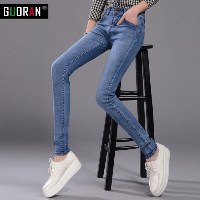 Winter Jeans woman 2018 warm Female Pencil Pants ladies Plus size Slim Feet Jeans long Trousers Women Jeans femme Plus size