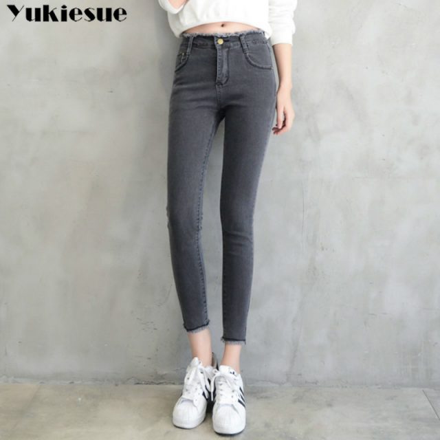 fashionable woman’s jeans with high waist jeans woman mom jeans denim pencil pants women’s jeans for women jean femme Plus size