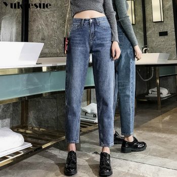 jean woman mom jeans pants boyfriend ripped jeans for women with high waist push up large plus size ladies jeans denim 2019