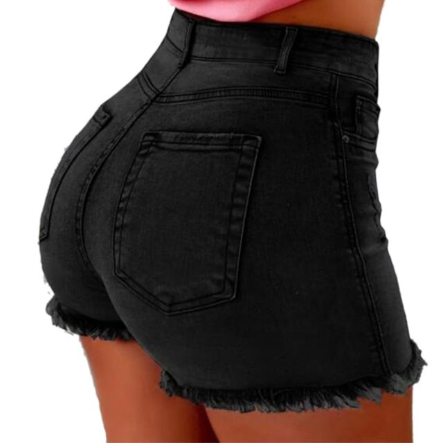 2019 Sexy Shorts Women Summer High  Denim Shorts Casual Women Jeans Short New Femme Push Up Skinny Slim Denim Shorts Hot Sale