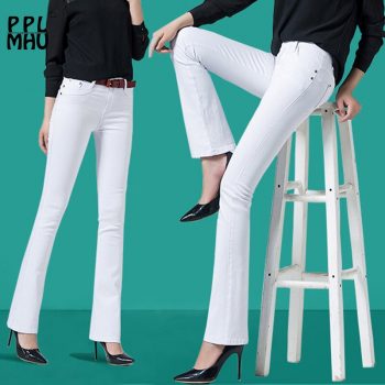 Casual Plus Size Office Pencil Flared Pants Women Factory Wholesale Cheap 95%cotton Stretch Trousers Women Work Pants Ladies