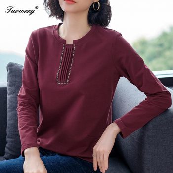 Women spring style plus size 4XL t-shirts Long Sleeve Buttons red Shirt 2020 Feminine Tops Checked Shirt Women