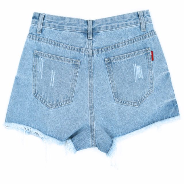 Hole Ripped Summer Shorts Women All-match Women’s Shorts Tassel Solid Womens Short Pants Fashion Mid Waist Female Ladies Pants