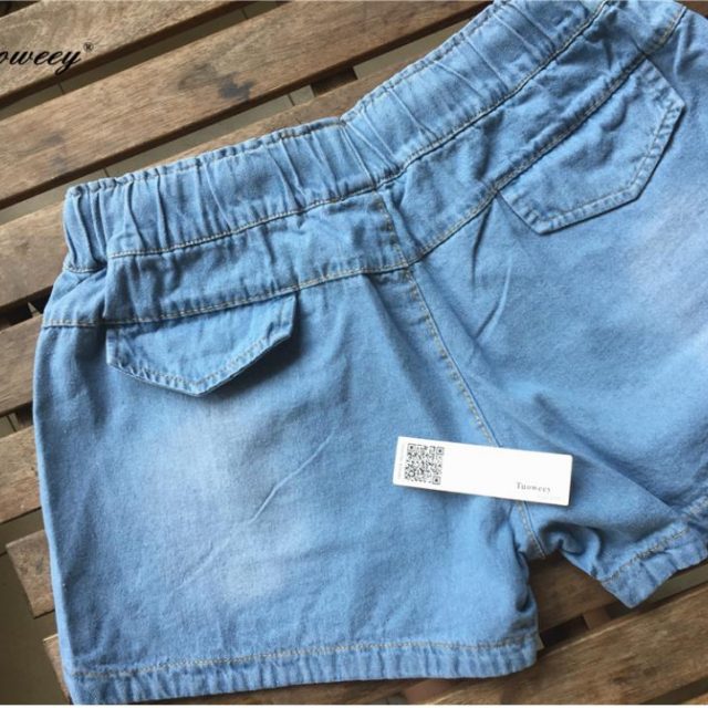 7XL New spring 2019 fashion shorts women denim female shorts solid blue short Jeans hole Style plus size for women a shorts 862