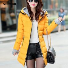 NEEDBO Long Down Jacket Women ultra Light Down Coat Winter Oversize Winter Autumn Warm Puffer jacket Coat Lady Down Jacket Parka