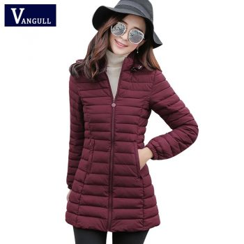 Winter jacket Woman Outerwear Slim Hooded Down Jackets 2017 Woman's Warm Coat Women Wadded Cotton Long Parkas Plus size 6XL