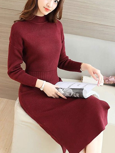 Vangull 2019 New Autumn Winter Warm Sweater Dress Women Sexy Slim Bodycon Dress Female O Neck Long Sleeve Knitted Dress Vestidos