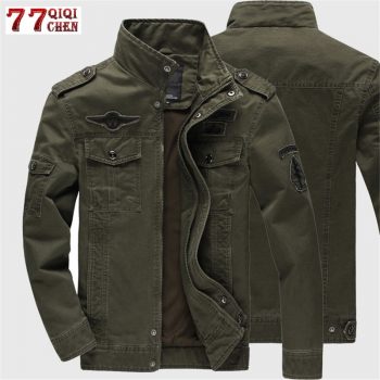 2019 Military Jacket Men Jeans Casual Cotton Coat Plus Size 6XL Army Bomber Tactical Flight Jacket Autumn Winter Cargo Jackets