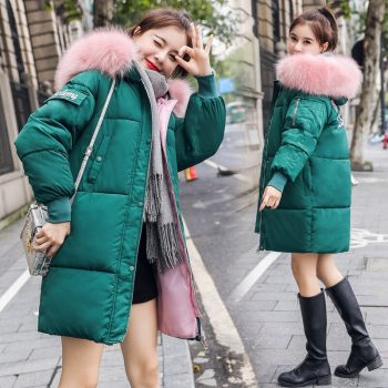 Women Jacket Parkas Fashion Solid Zipper Winter Female Jacket Coat Plus Size Warm Cotton Winter Basic Jacket Women Parkas