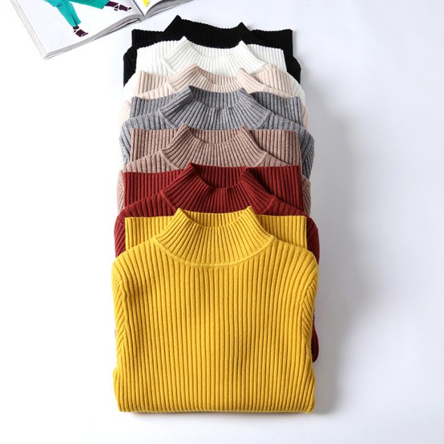 Flare Sleeve Sweaters And Pullovers Autumn Winter Knitted Sweater Women 2019 New Fashion Korean Style Female Long Sleeve Jumper
