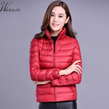 Plus size 4XL 5XL ultra light down Cotton jacket women 2019 Fashion streetwear baseball jacket winter casual Windproof outerwear