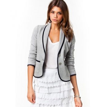 Blazer Woman Spring Short Blazer Women Slim Turn Down Collar Women Jacket Blazer Plus Size Women Blazers And Jackets Feminino