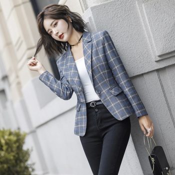 New Women Fashion Coat Women Long Section Harajuku Single Buckle Luxury Streetwear Clothes Leisure Slim Fit Women Jacket Blazers