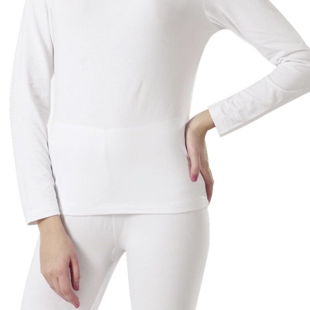 Womens Warm Long Johns Thin Long Sleeves Undershirt V Neck Warm Underwear 4XL 5XL 6XL Womens Plus Size Thermal Underwear 026