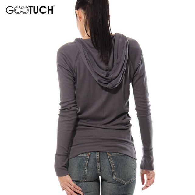 Autumn Winter Womens Hoodies Sweatshirt Casual Long Sleeve Solid Color V Neck Tops Cotton Hooded Shirt Button Plus Size Top 7096