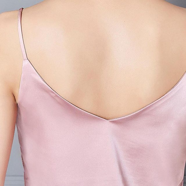 Women Tank Top Sexy Silk Ladies Camisole Bottom Blouse Shirt Soft Satin Tank Top Crop Blusas De Tirantes De Mujer Women Tank Top